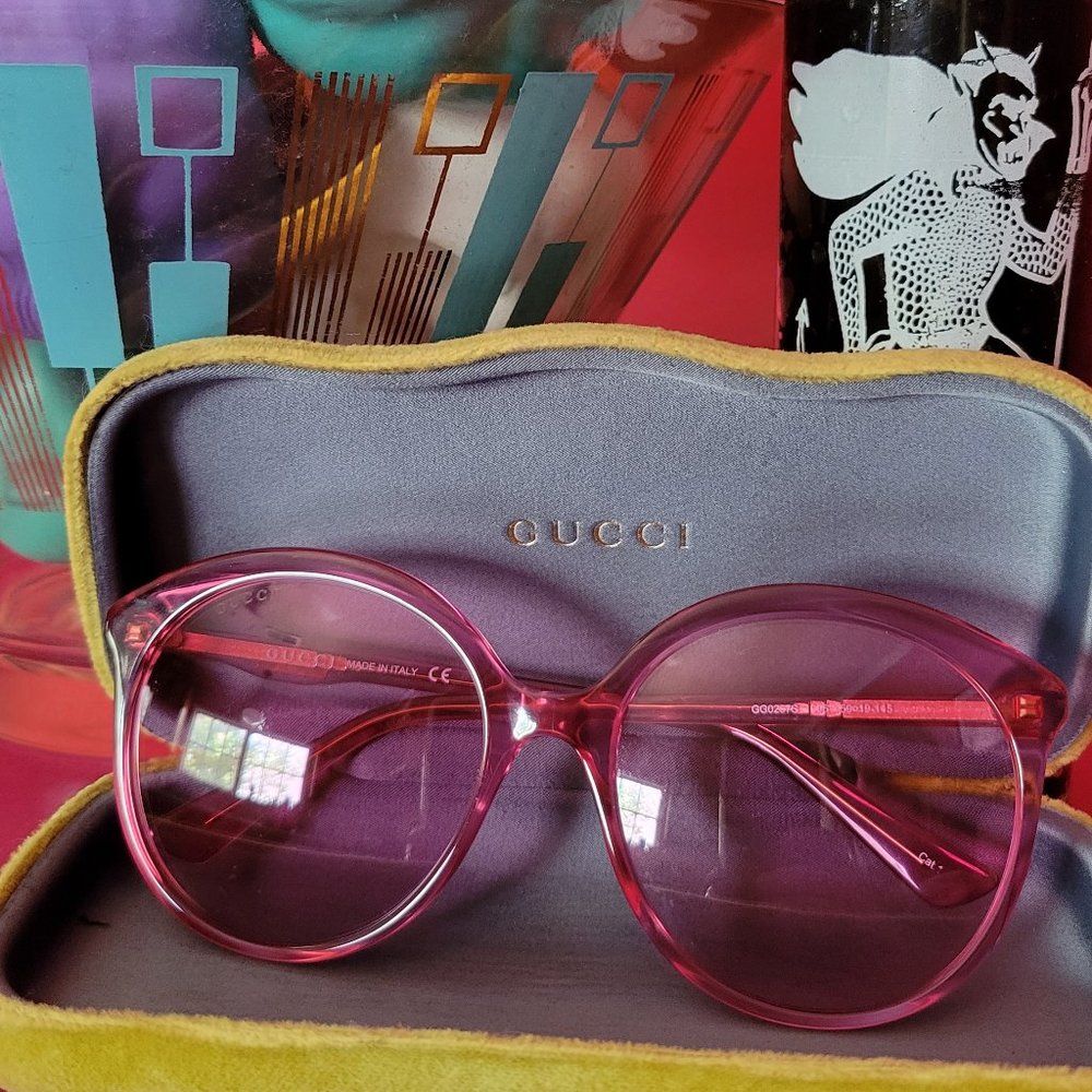 Pink Gucci Sunglasses